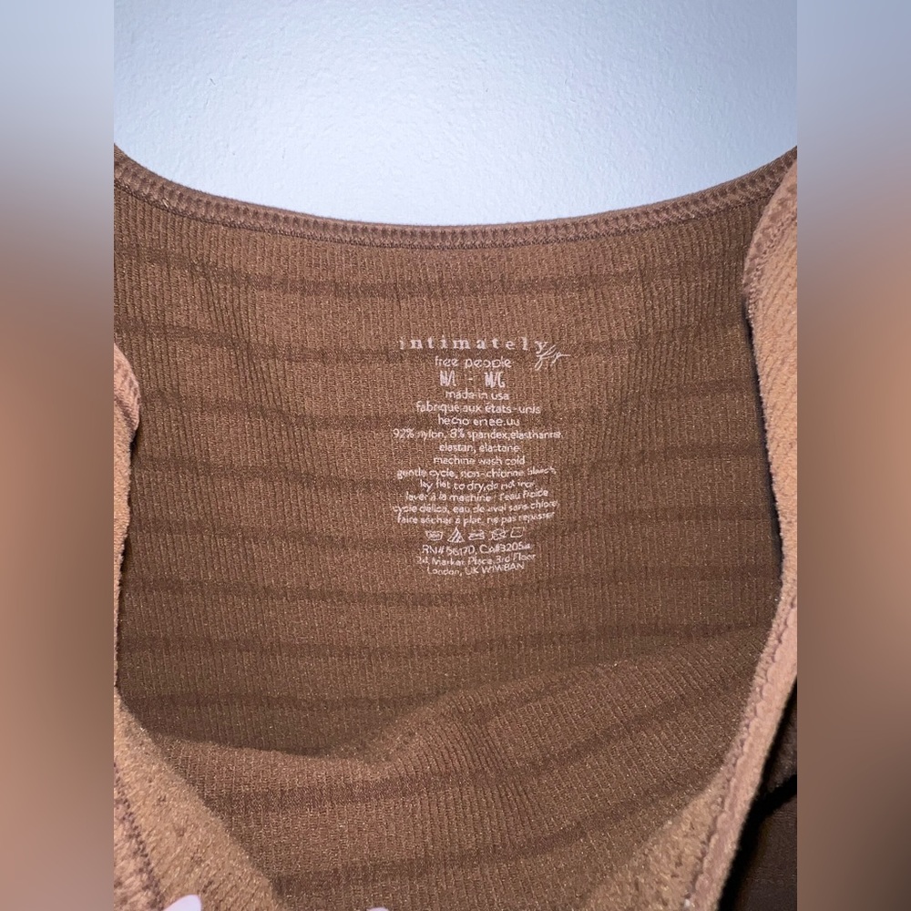 Free People Ribbed Squareneck Tank - Picture 2 of 3